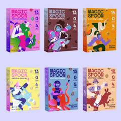 Super Spooner Starter Pack - 6 Boxes + 1 Zebra Bowl Set
