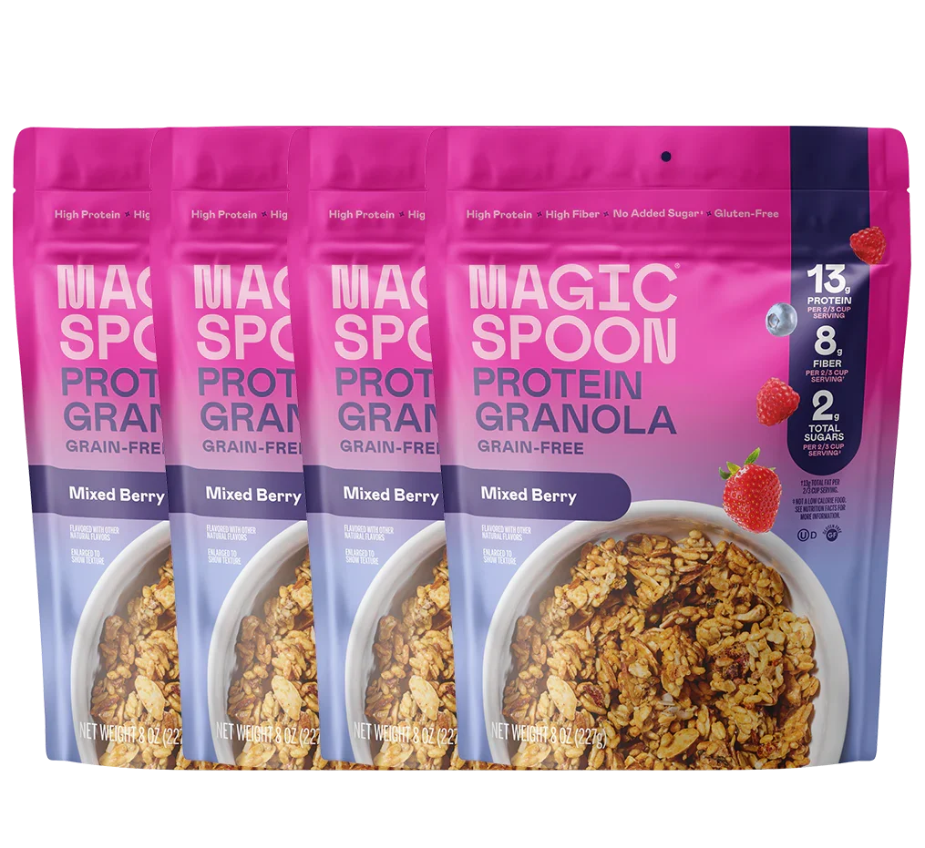 Mixed Berry - 4 Bags of Granola